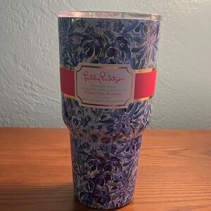 Lilly Pulitzer Stainless Steel 30 oz. insulated Tumbler w/ lid High Manetenance